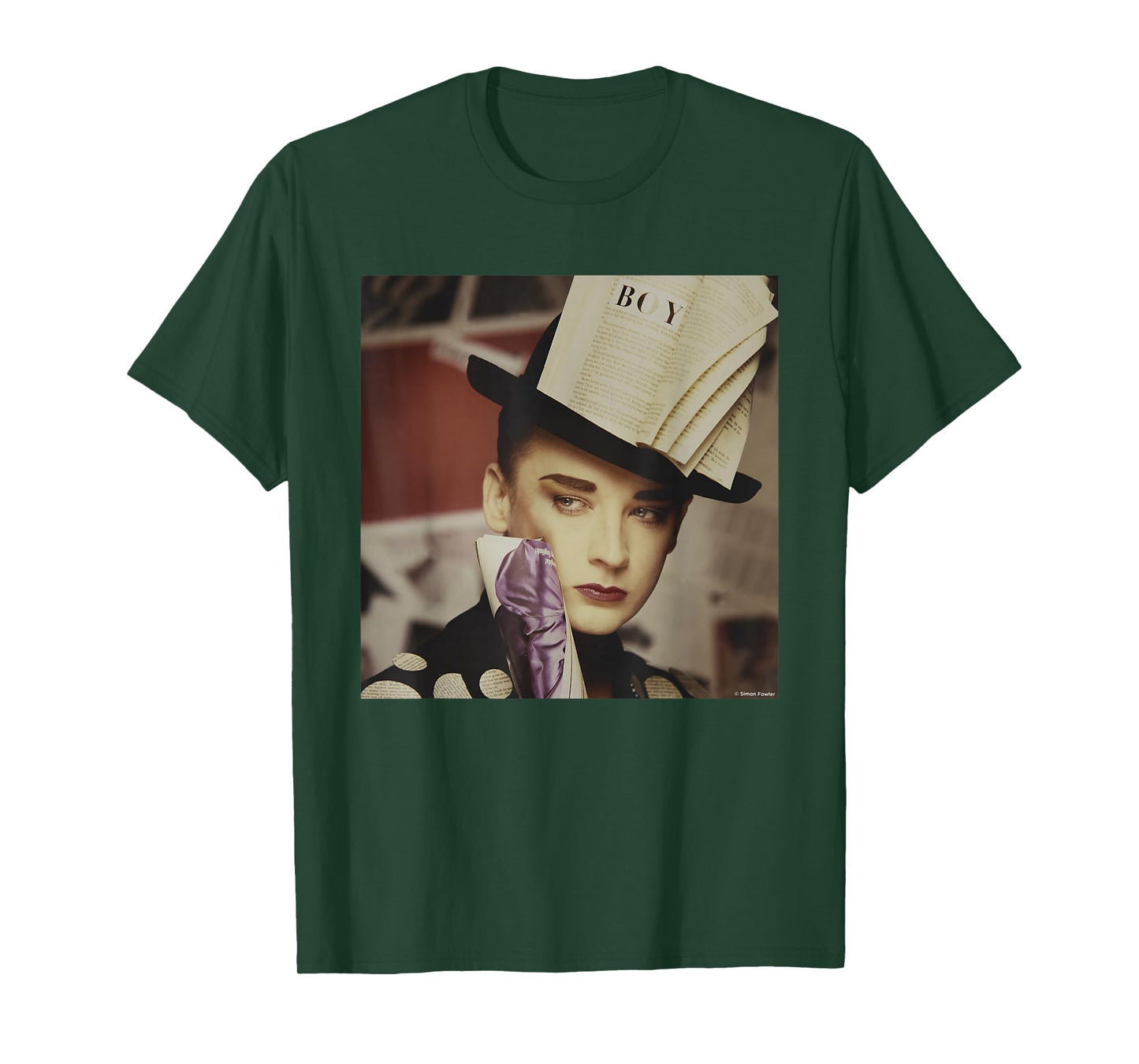Boy George Book Boy Hat Culture Club By Simon Fowler T-Shirt