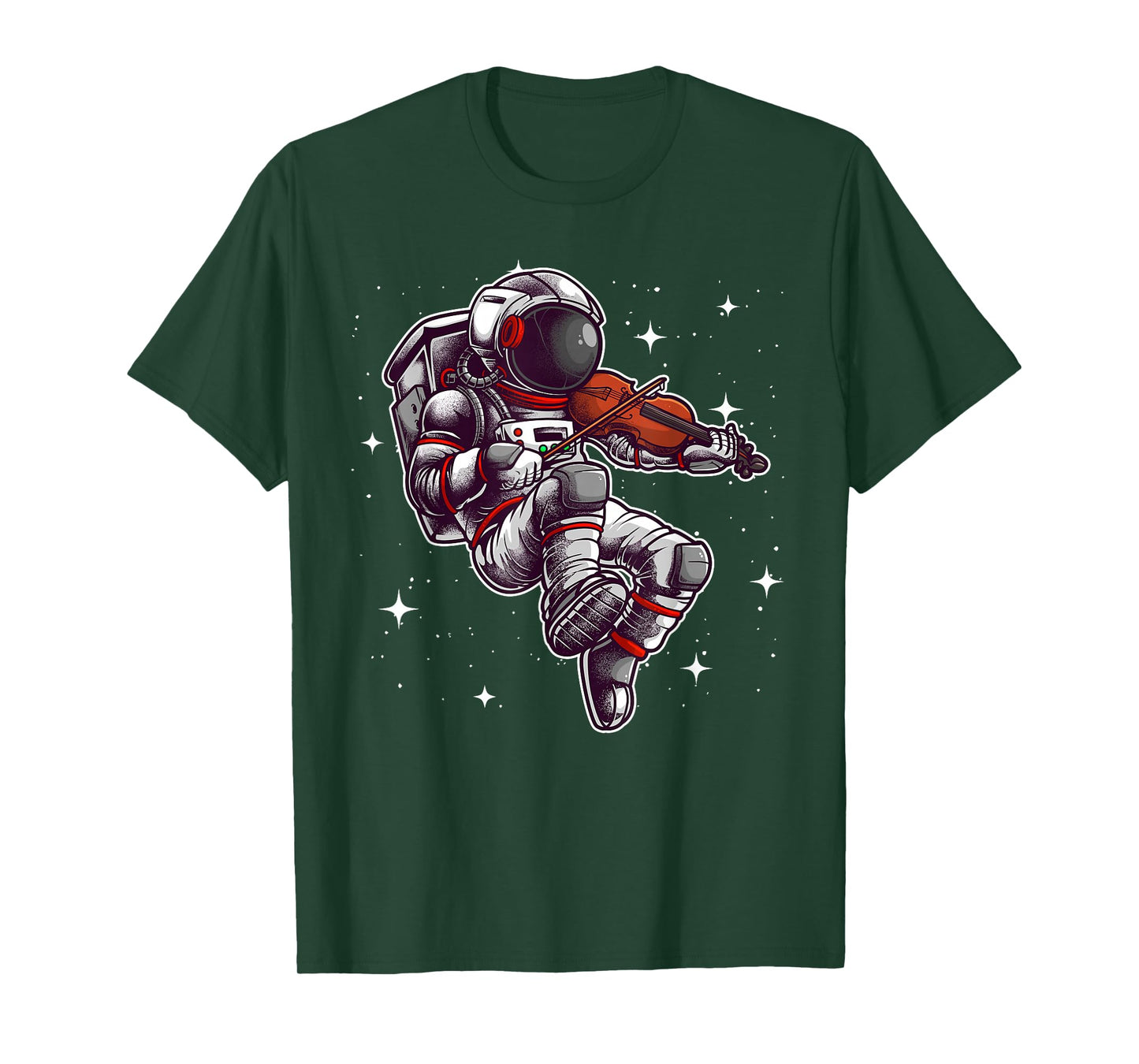 Cool Violin Player Astronaut For Men Women Viola Music Lover T-Shirt