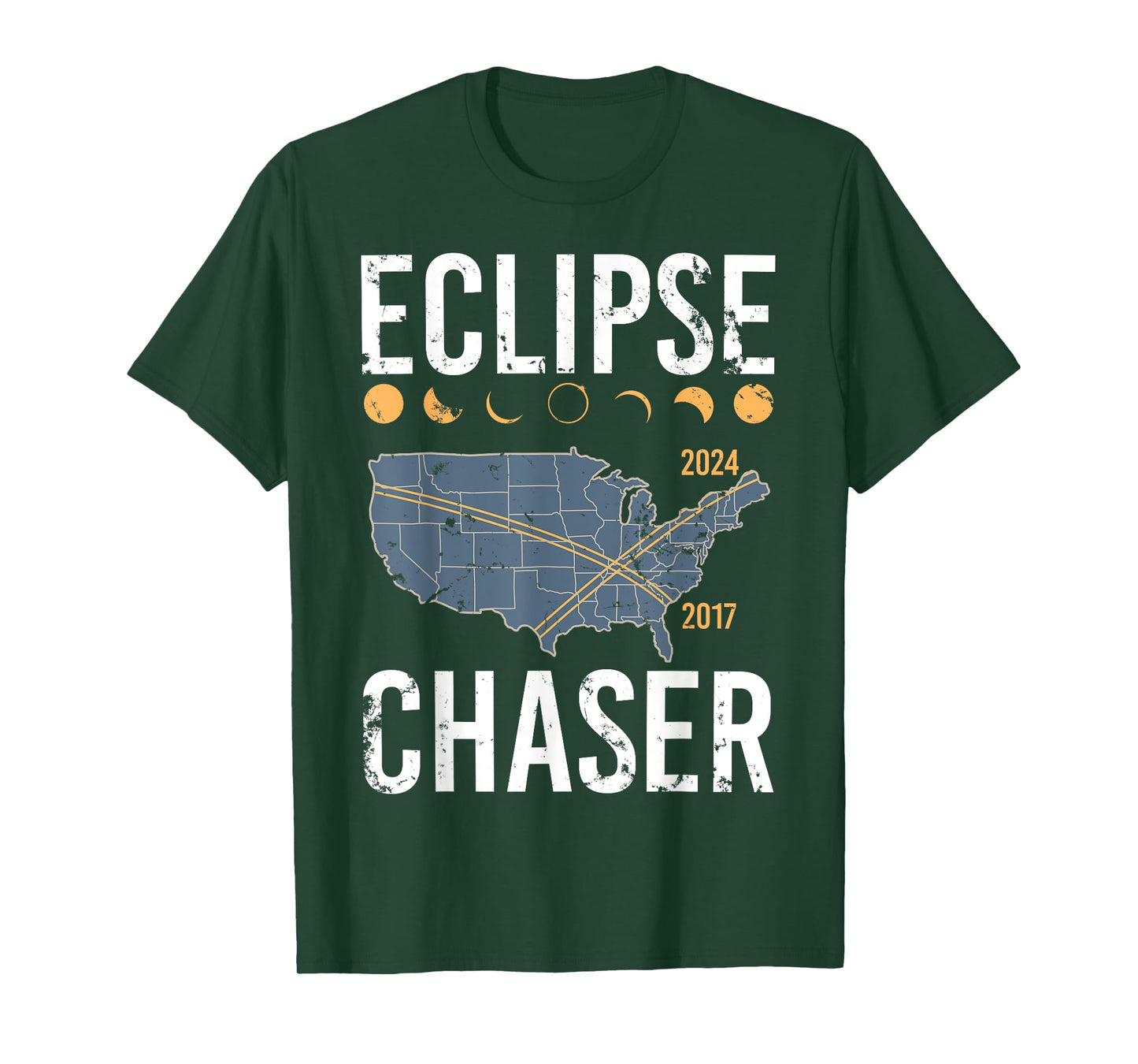 Eclipse Chaser Solar Eclipse Twice In A Lifetime Vintage T-Shirt