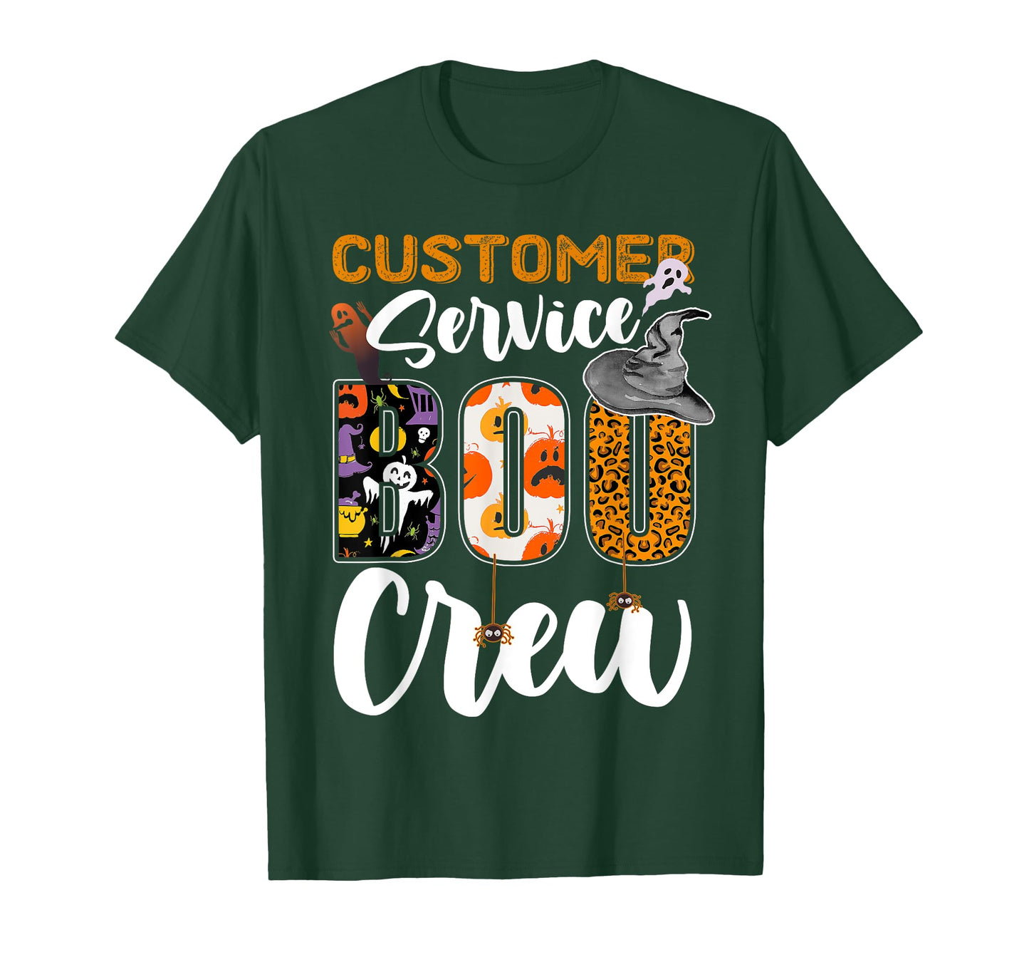 Customer Service Boo Crew Halloween Matching Specialist T-Shirt
