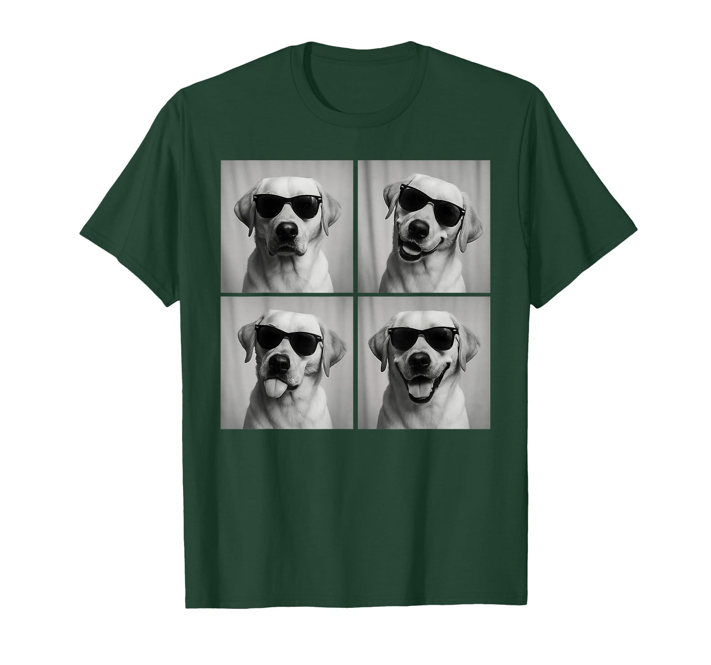 Funny Labrador Dog Lover Cute Yellow Lab Photo Booth T-Shirt