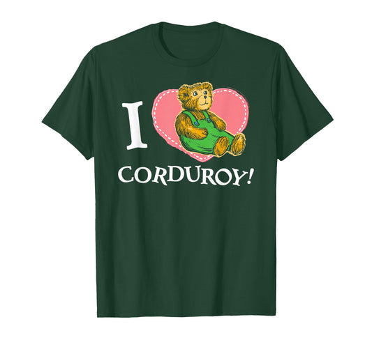 Corduroy I Heart Corduroy Teddy Bear Retro Children's Book T-Shirt