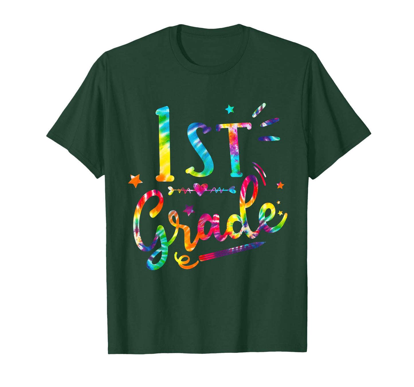 1st Grade Tie Dye Shirt First Grade Shirs Back To School T-Shirt