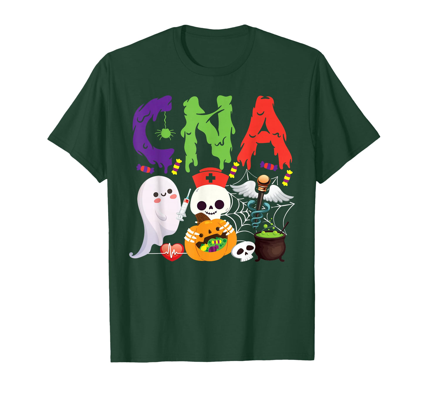CNA Nurse Certified Nursing Assistant Halloween Cna T-Shirt