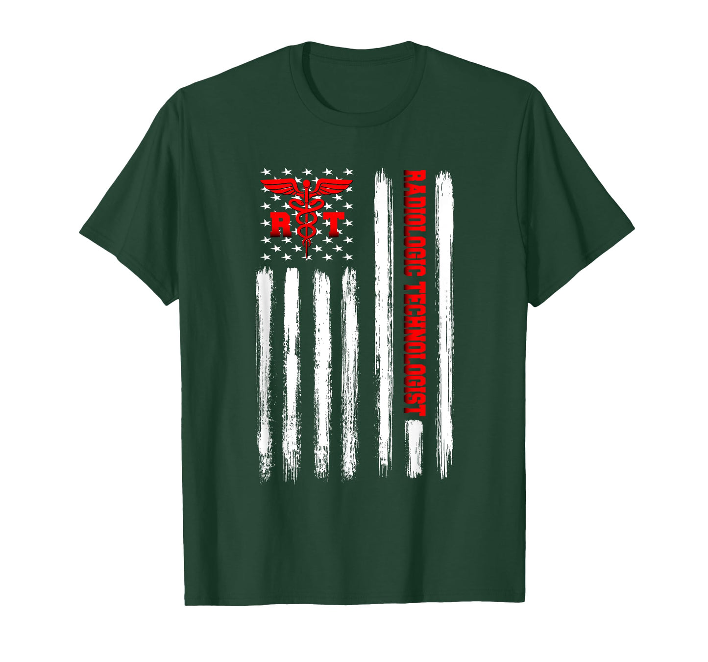 American Flag Radiologic Technologist Rad Tech Week Gift T-Shirt
