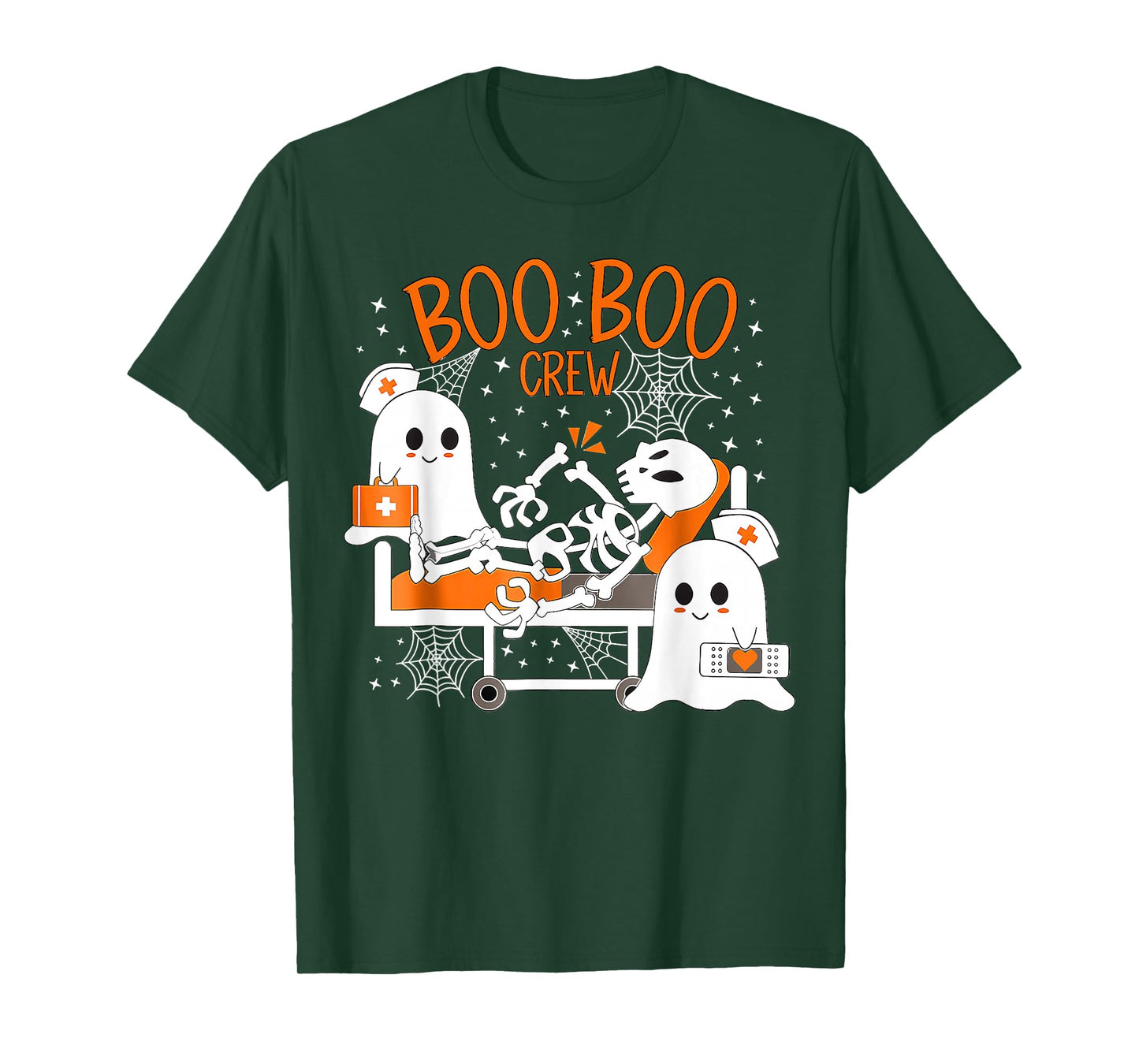 Cool Boo Boo Crew Ghost Doctor Paramedic Nurse Halloween T-Shirt