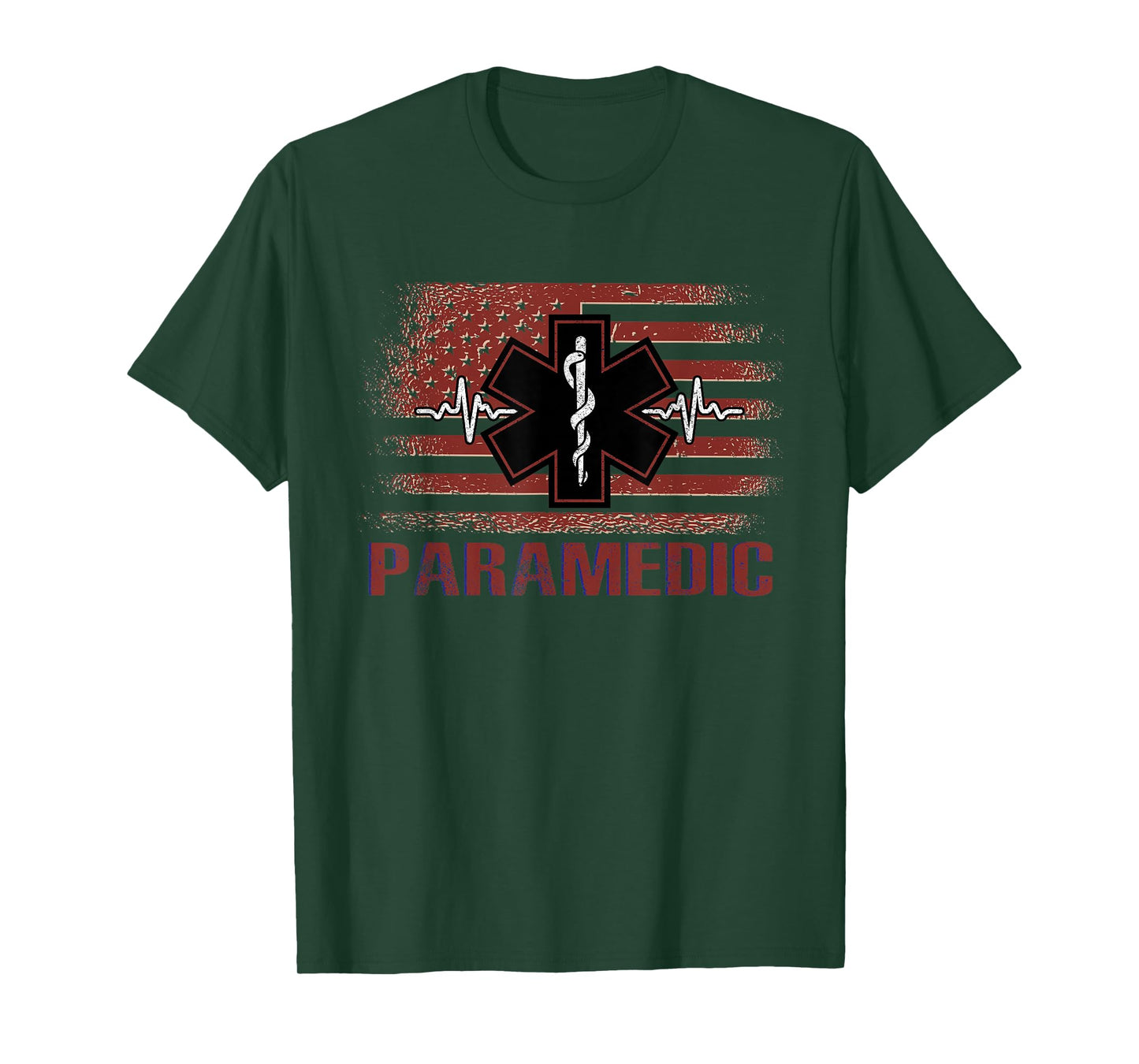 American Flag - Paramedic T-Shirt