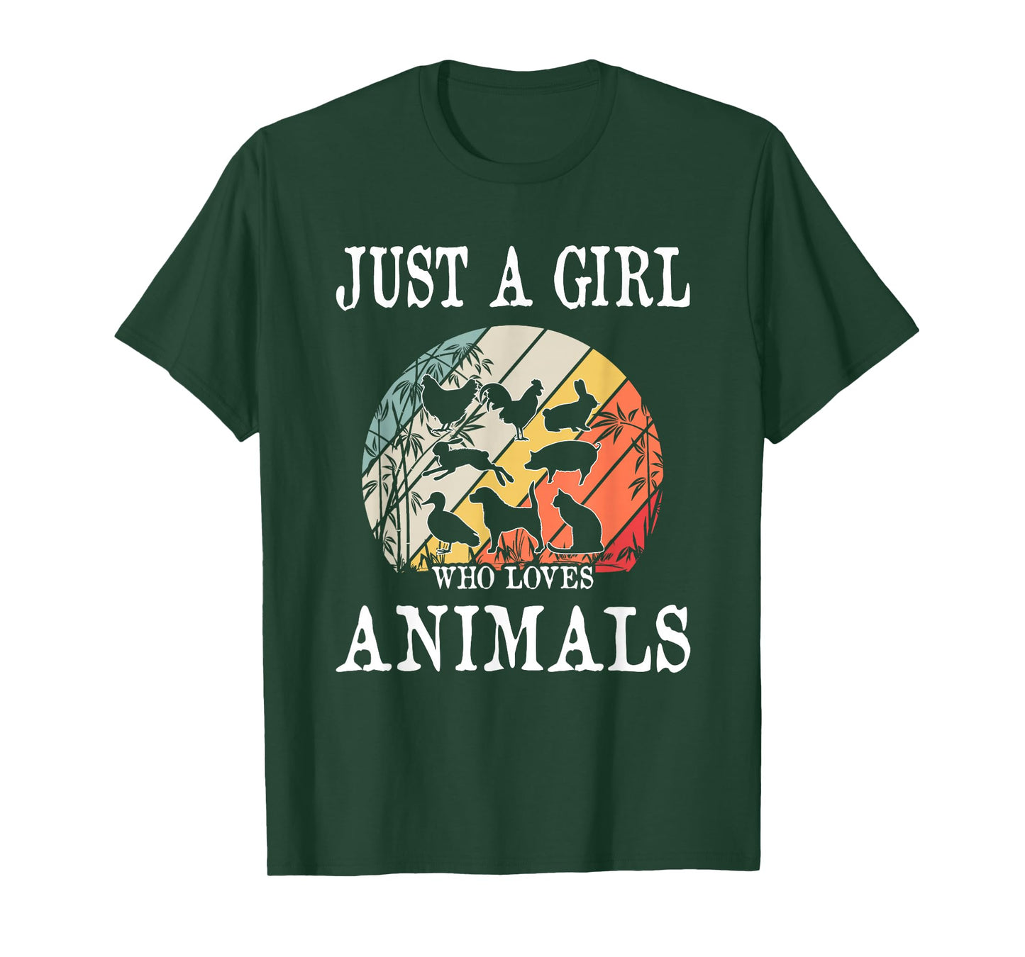 Just A Girl Who Loves Animals T-Shirt