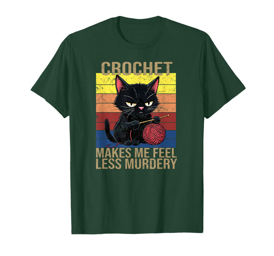 Crochet Mom Makes Me Feel Less Murdery Vintage T-Shirt