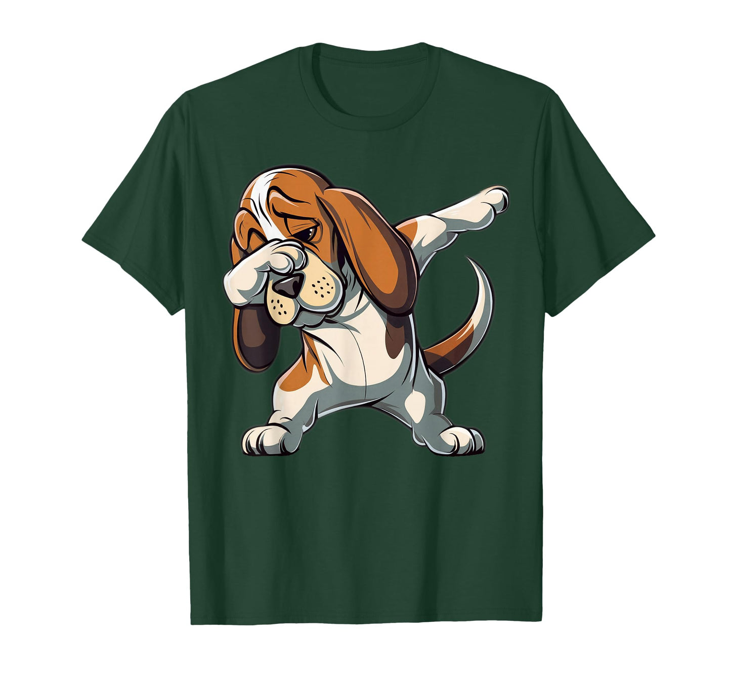 Dabbing Basset Hound Dab Dance Dog Lover Gifts for Men Women T-Shirt