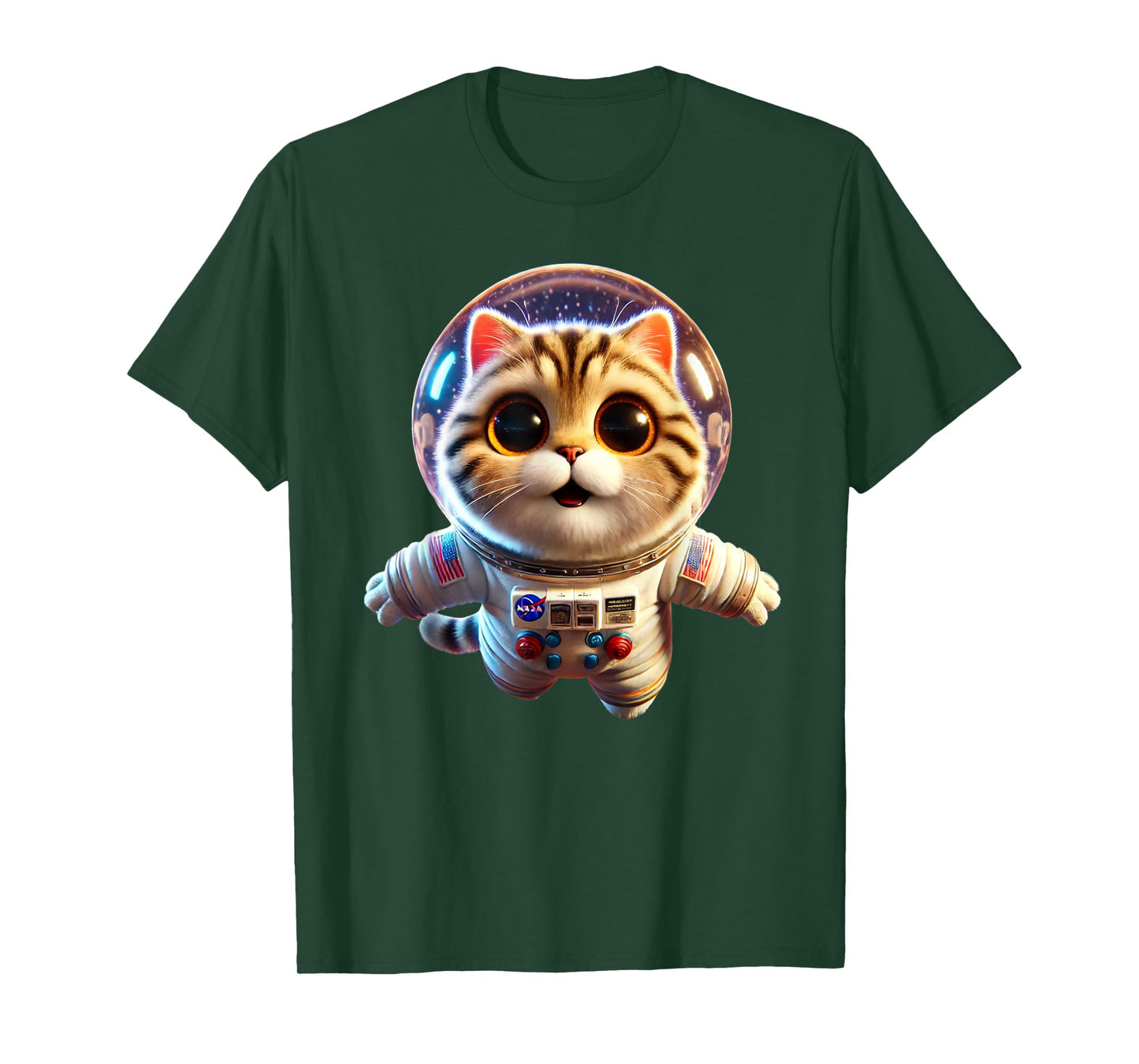 Cat Astronaut, Space Cat, Funny Planets gift Men Women kids T-Shirt