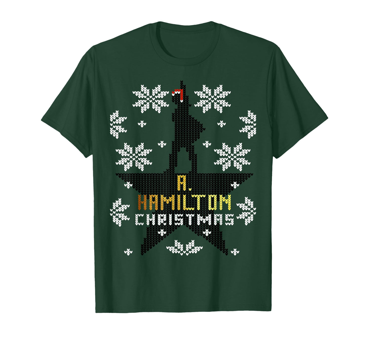 Christmas A. Hamilton Ugly Sweater, A. HAM Holiday Gift T-Shirt