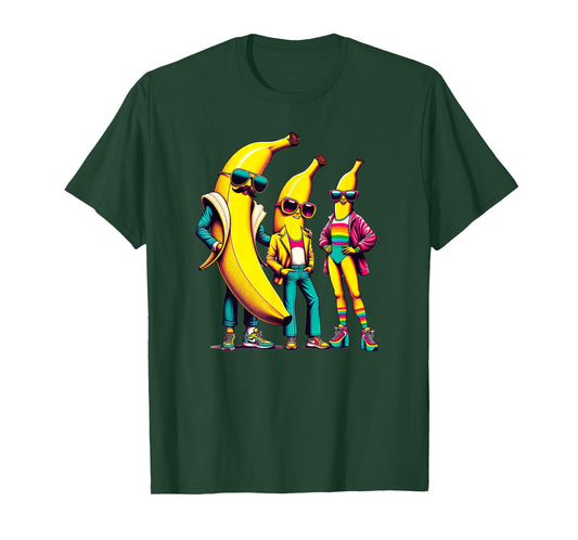 Banana Fun Run Family Outfit for Family Runners Costume T-Shirt