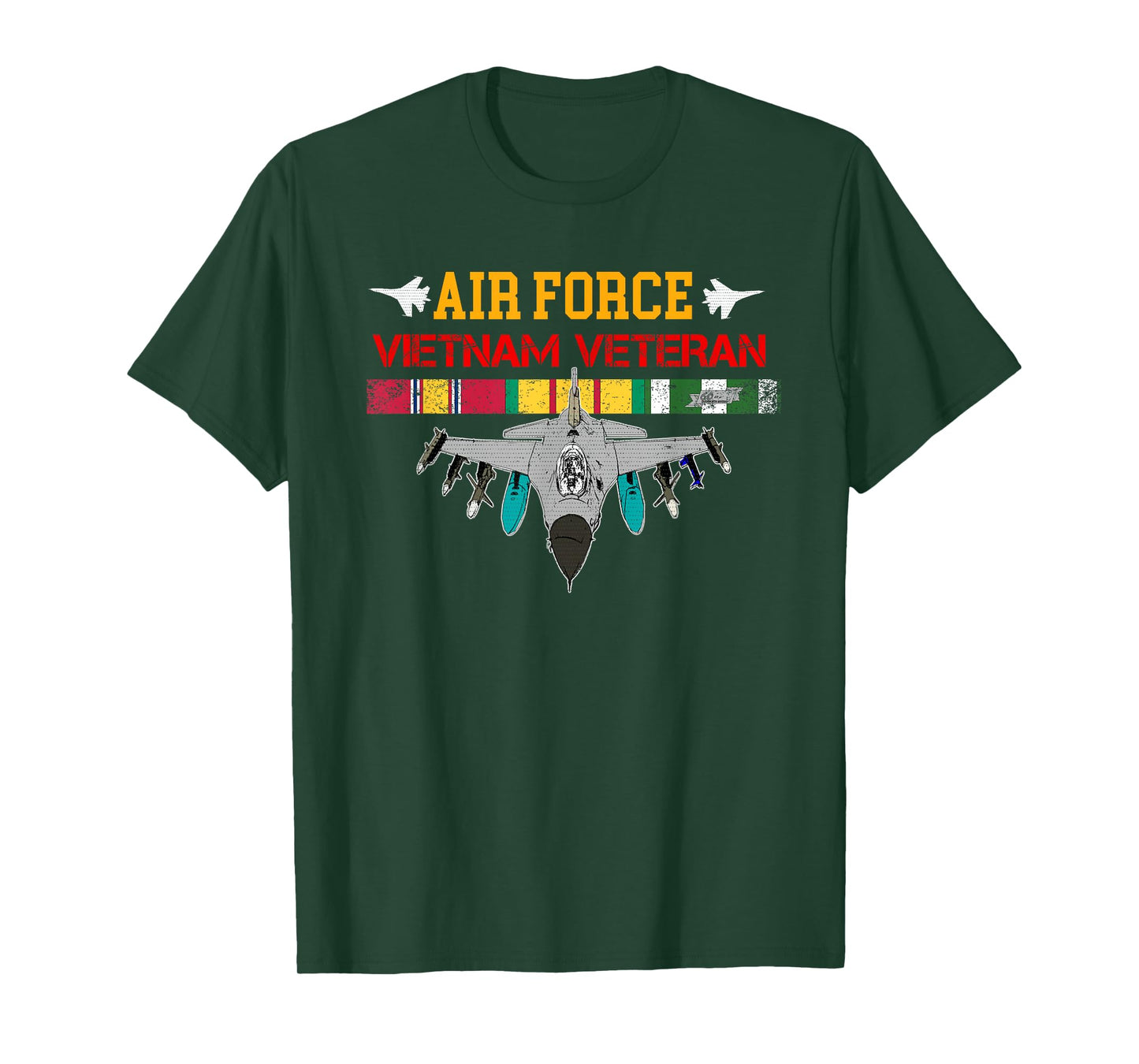 US Air Force Vietnam Veteran, USAF Veteran, USA Flag T-Shirt