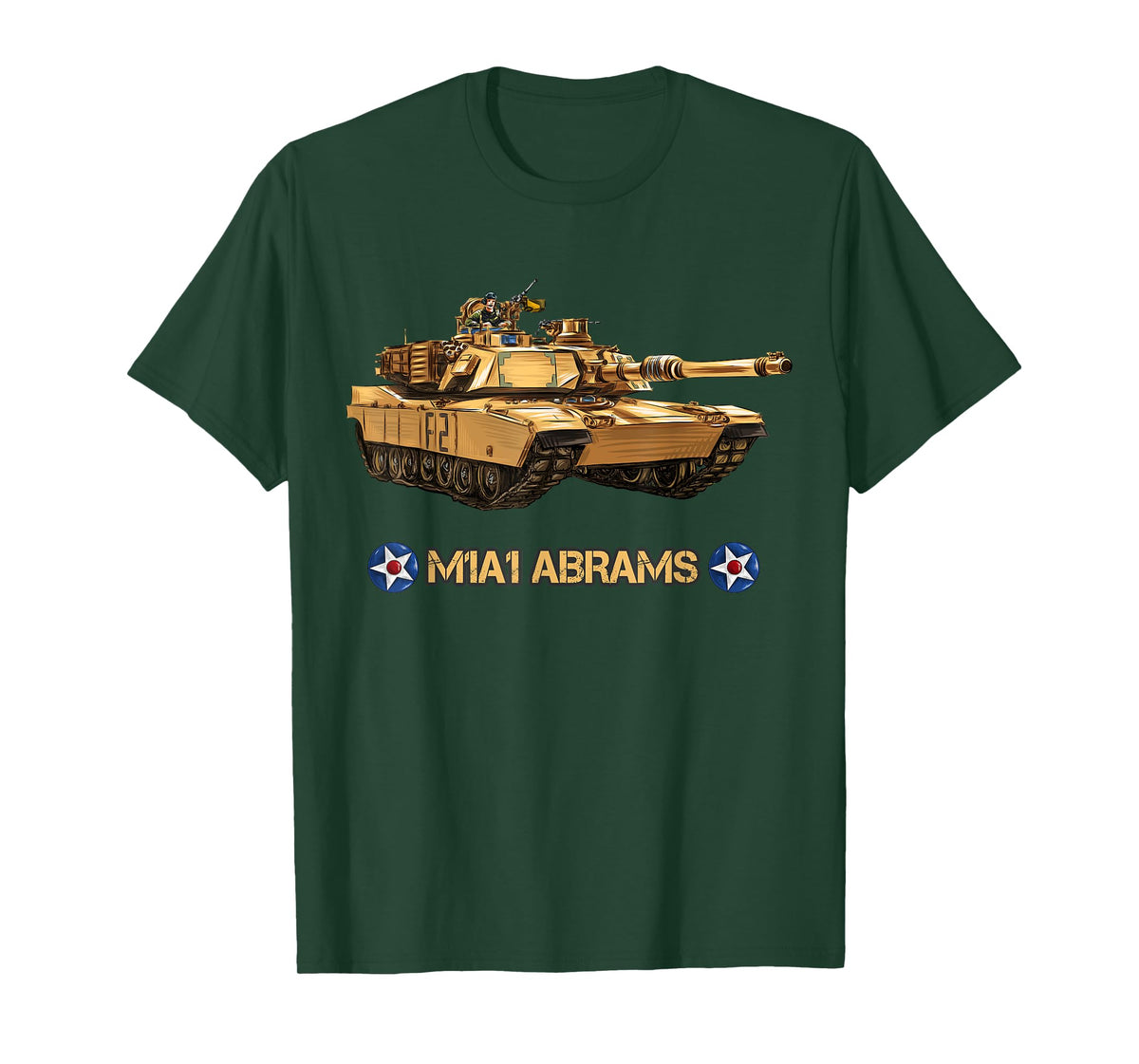 M1A2 Abrams Main Battle Tank Army Tanker Veteran gift T-Shirt