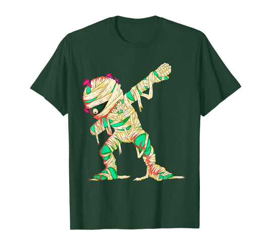 Funny Dabbing Mummy Scary Halloween Costume Spooky Halloween T-Shirt