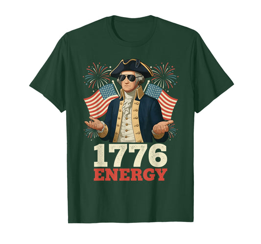 6-7 George Washington Six Seven Meme Funny 4th of July T-Shirt