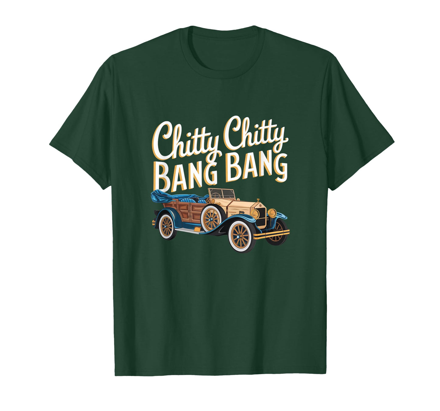 Chitty Chitty Bang Bang Vintage Car Musical Theatre T-Shirt