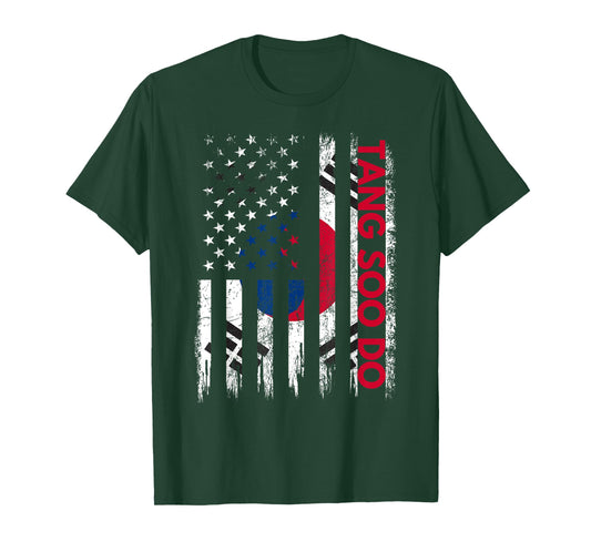 Tang Soo Do Karate Martial Arts Training Korean Flag T-Shirt