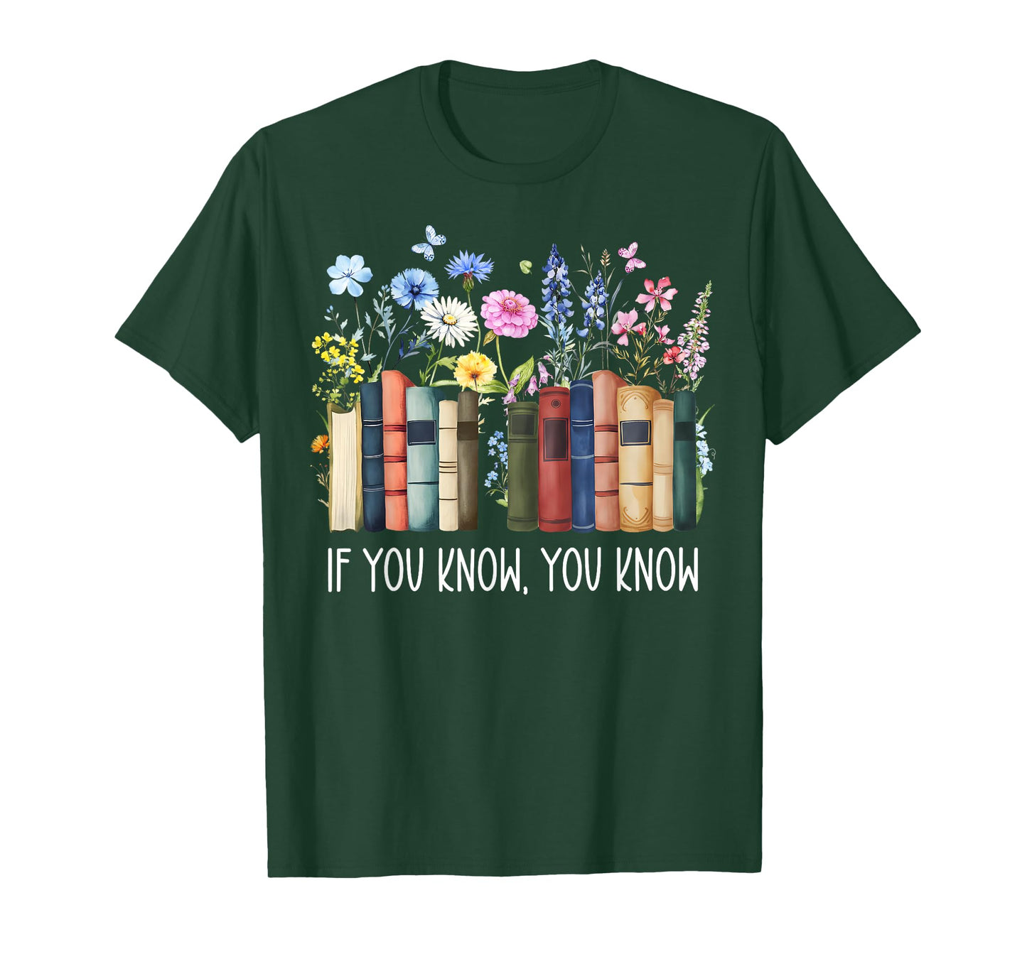 If You Know You Know 6 7 Reading Books Merry Christmas T-Shirt