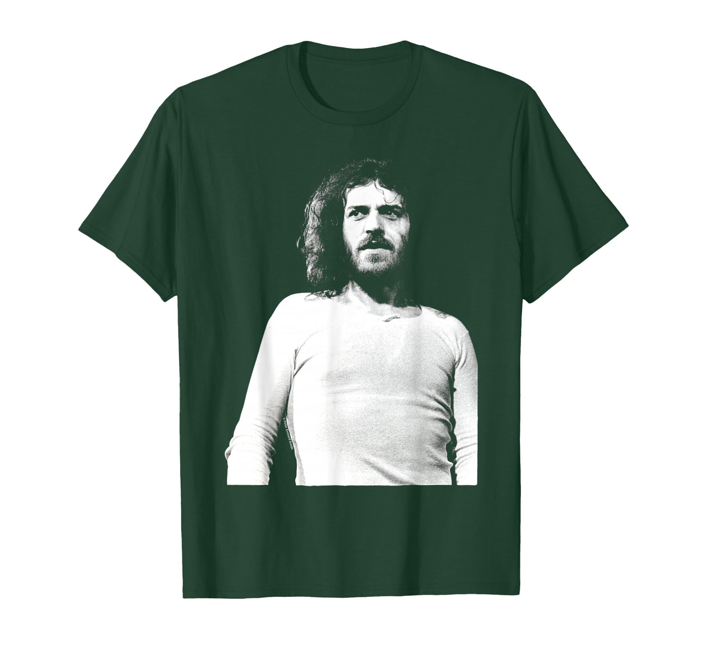 Singer Joe Cocker Live Shot Black And White By Everard Smith T-Shirt