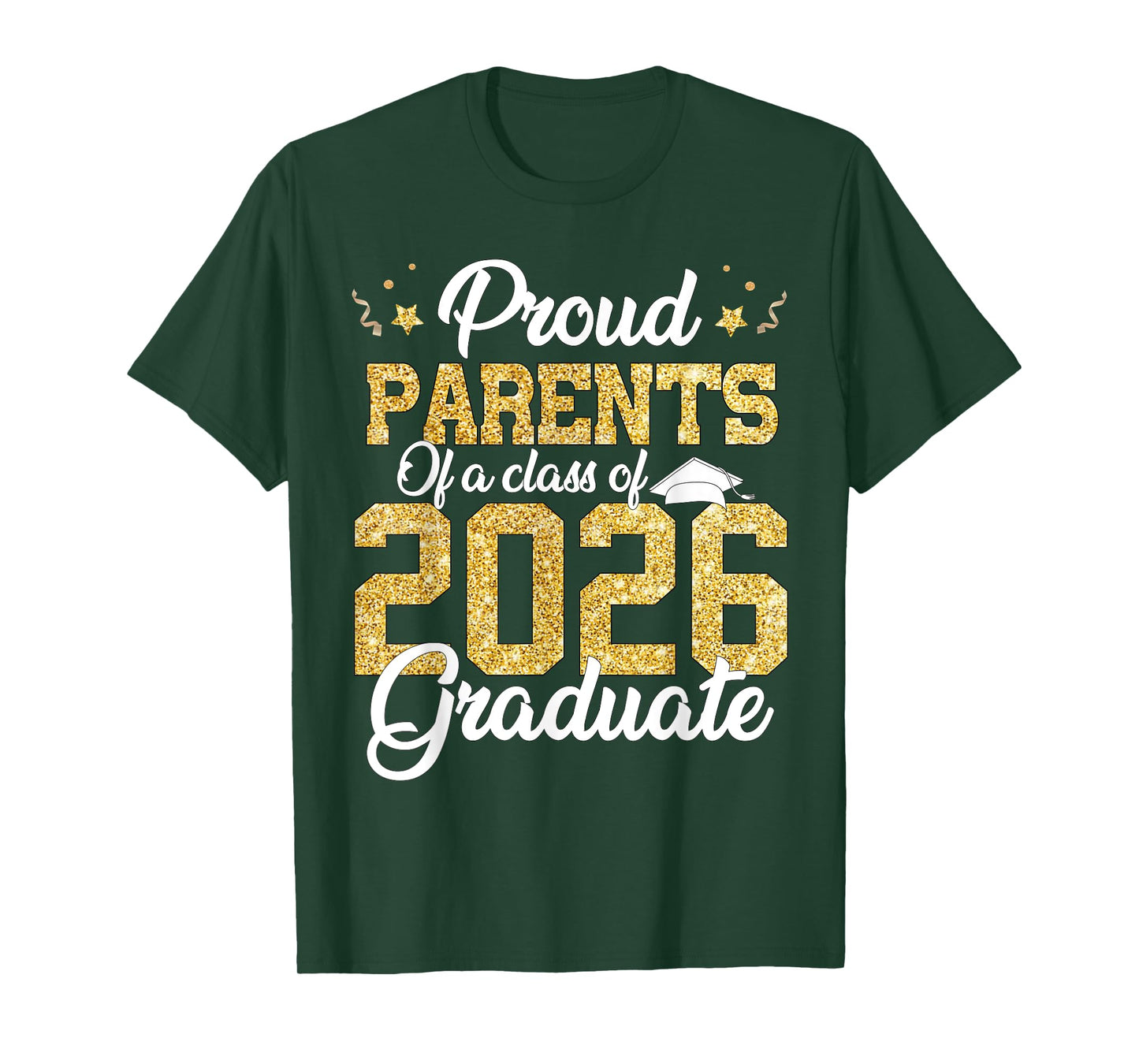 Proud Parents Of a class of 2026 Graduate Senior Graduation T-Shirt