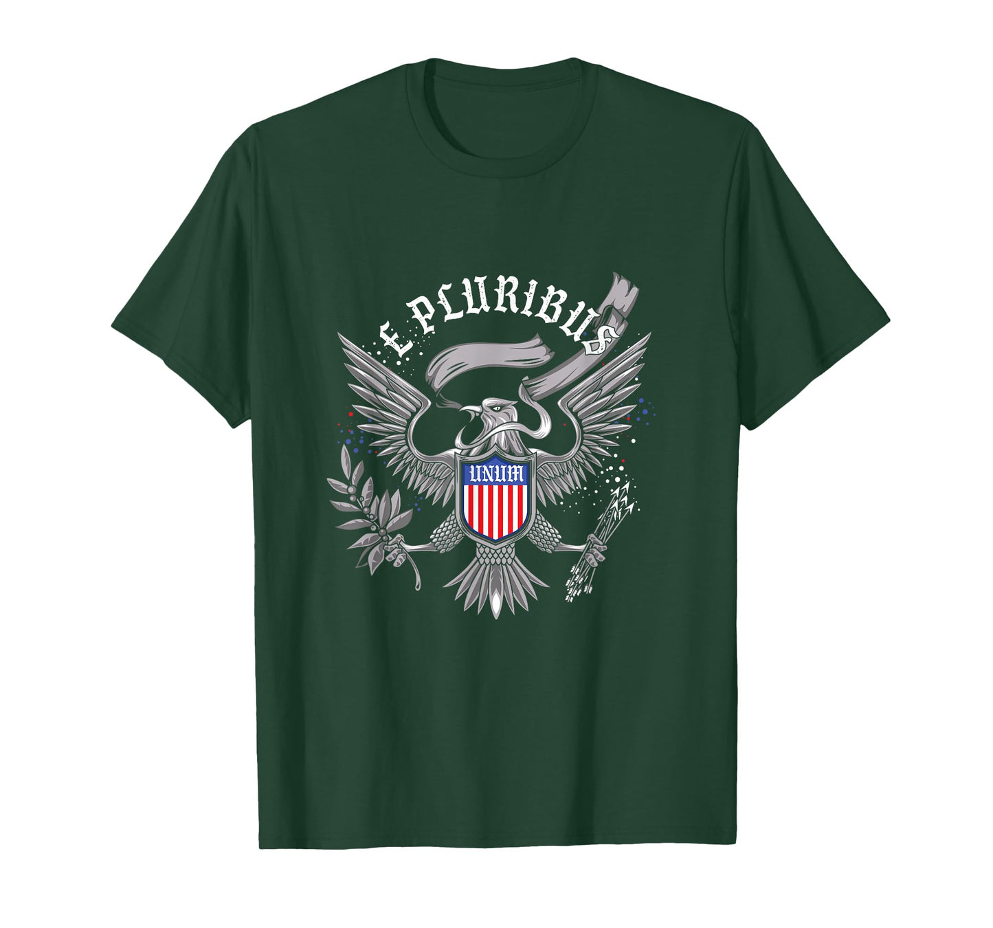 E Pluribus Unum | USA America Flag | Proud American T-Shirt