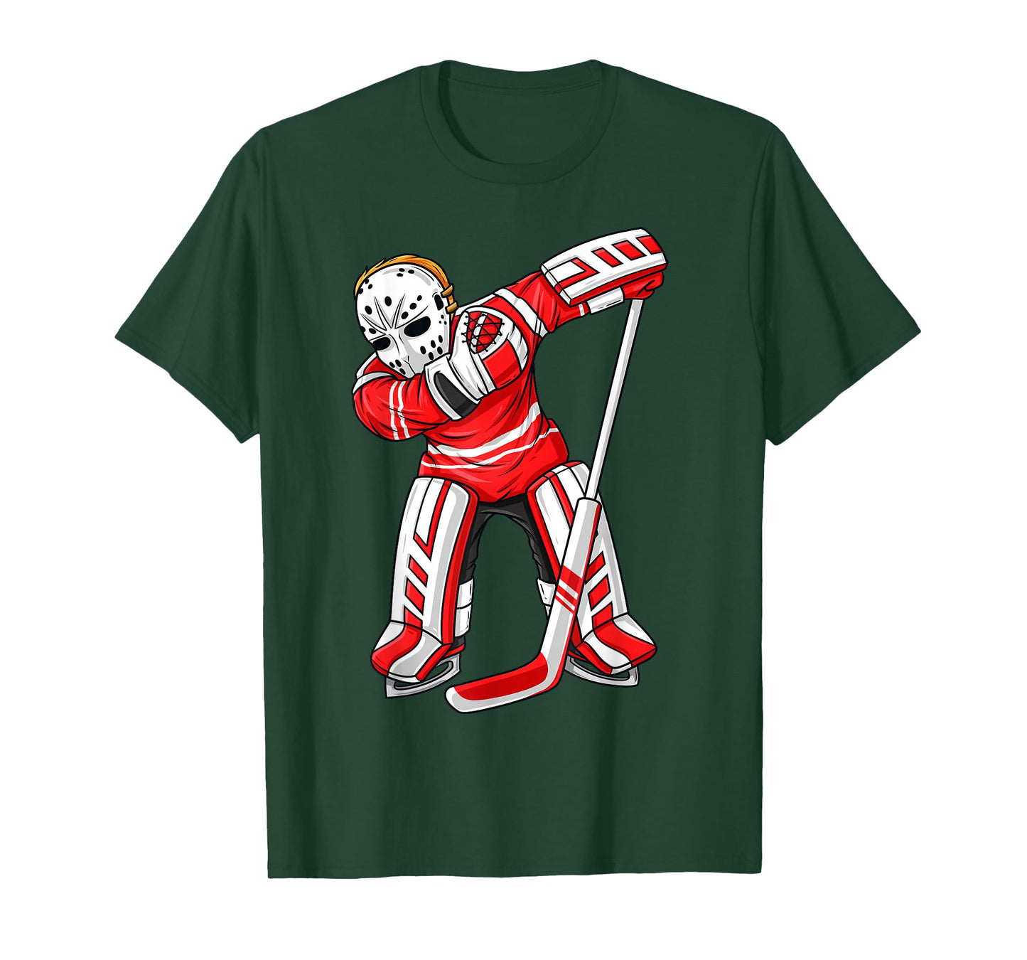 Dabbing Ice Hockey Player Funny Boys Girls Kids Dab Gift T-Shirt