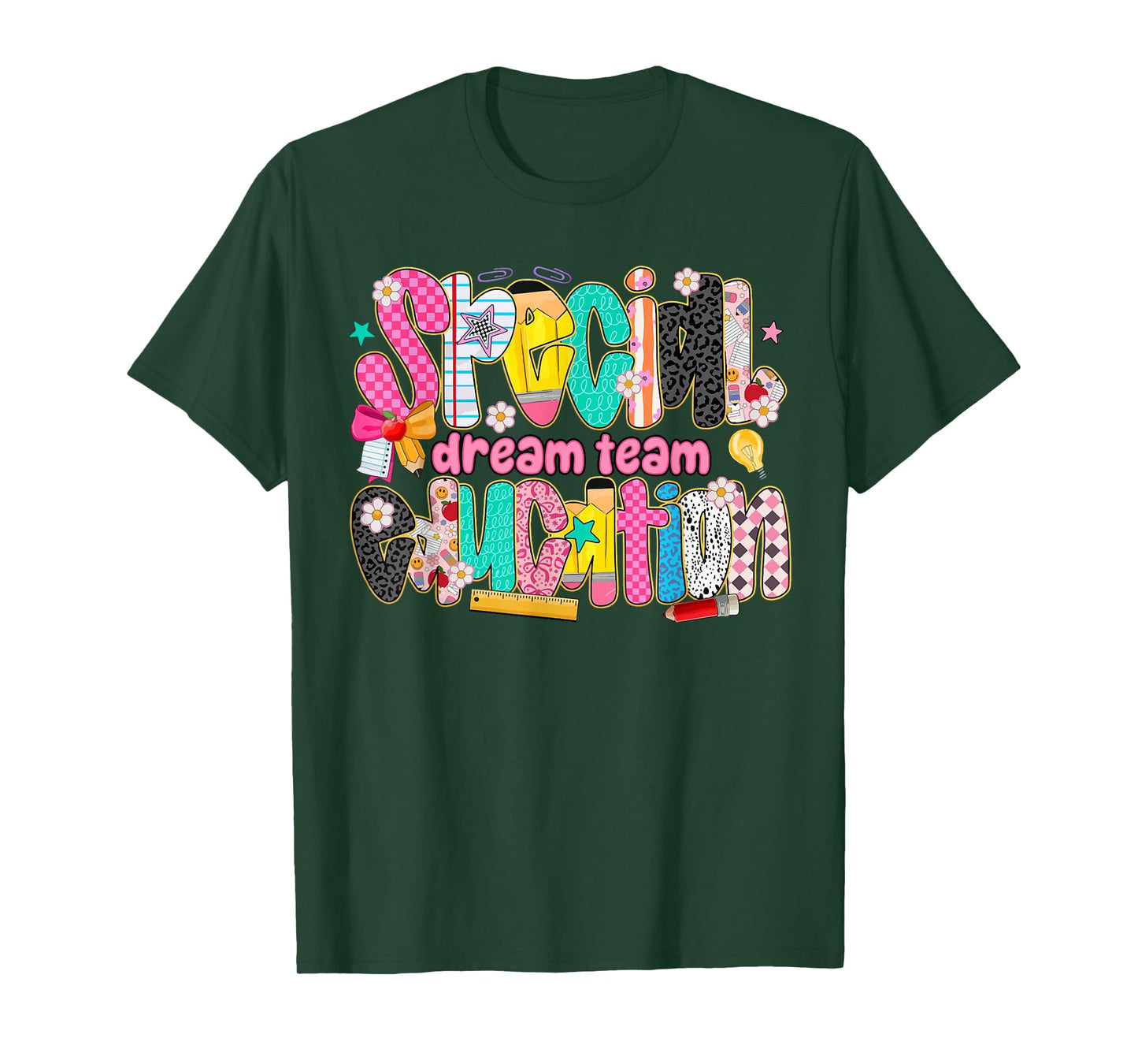 Kids Back to School Teachers Special Education Dream Team T-Shirt