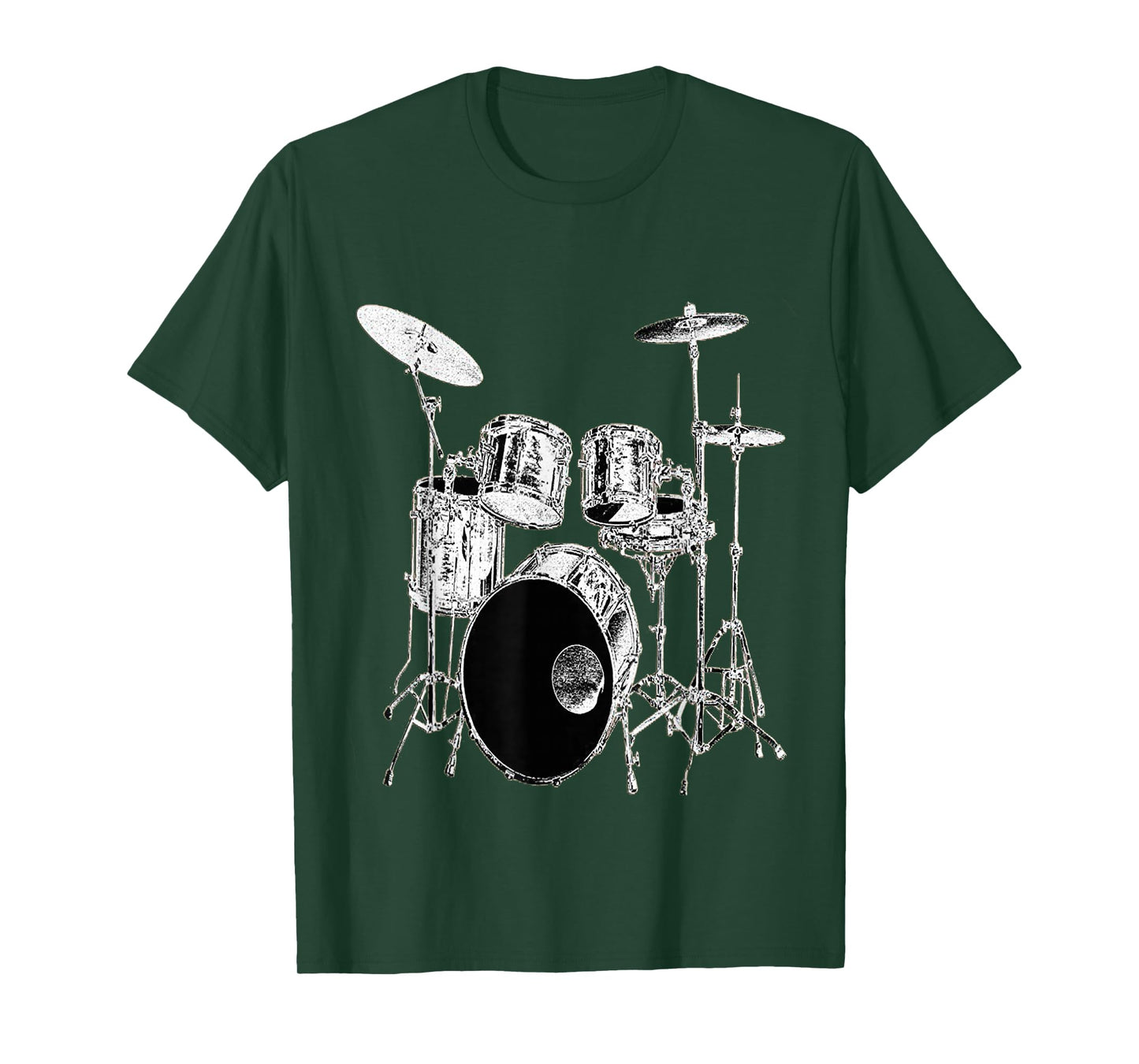 Drums Drum Set Drummer Music Motiv Design T-Shirt
