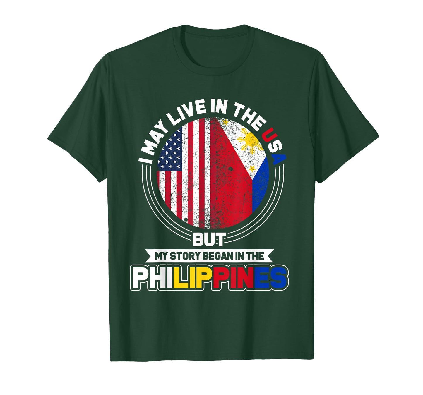 Philippine USA Flag Philippines T-Shirt