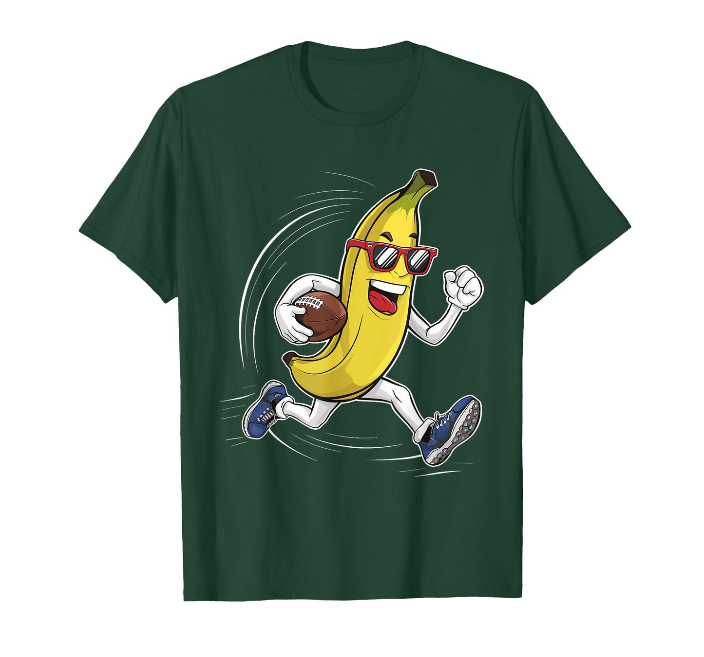 Fruit Sport Bananas Player Cute Banana American Football T-Shirt
