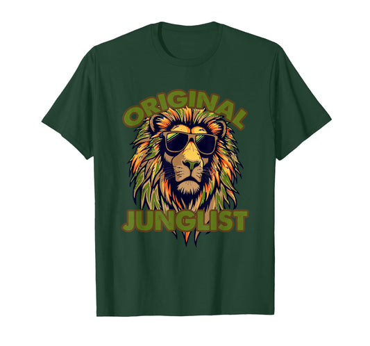 Original Junglist Lion Shirt DNB Breakbeat T-Shirt