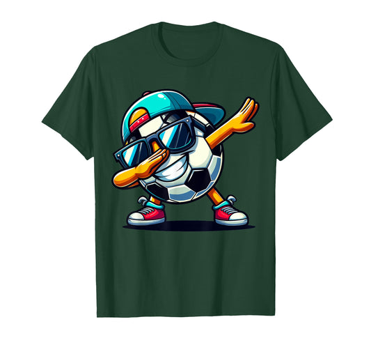 Dabbing Soccer Ball Player T-Shirt