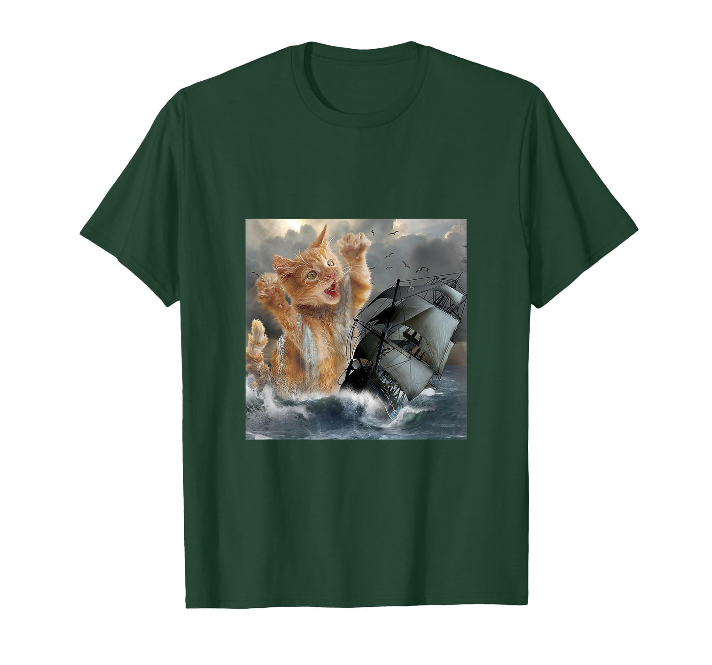 Cat Kitten Kraken Release The Kraken Krakitten T-Shirt Men Women Kids T-Shirt
