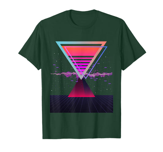 Retrowave Synthwave Vaporwave Sunset 70s 80s 90s Aesthetic T-Shirt
