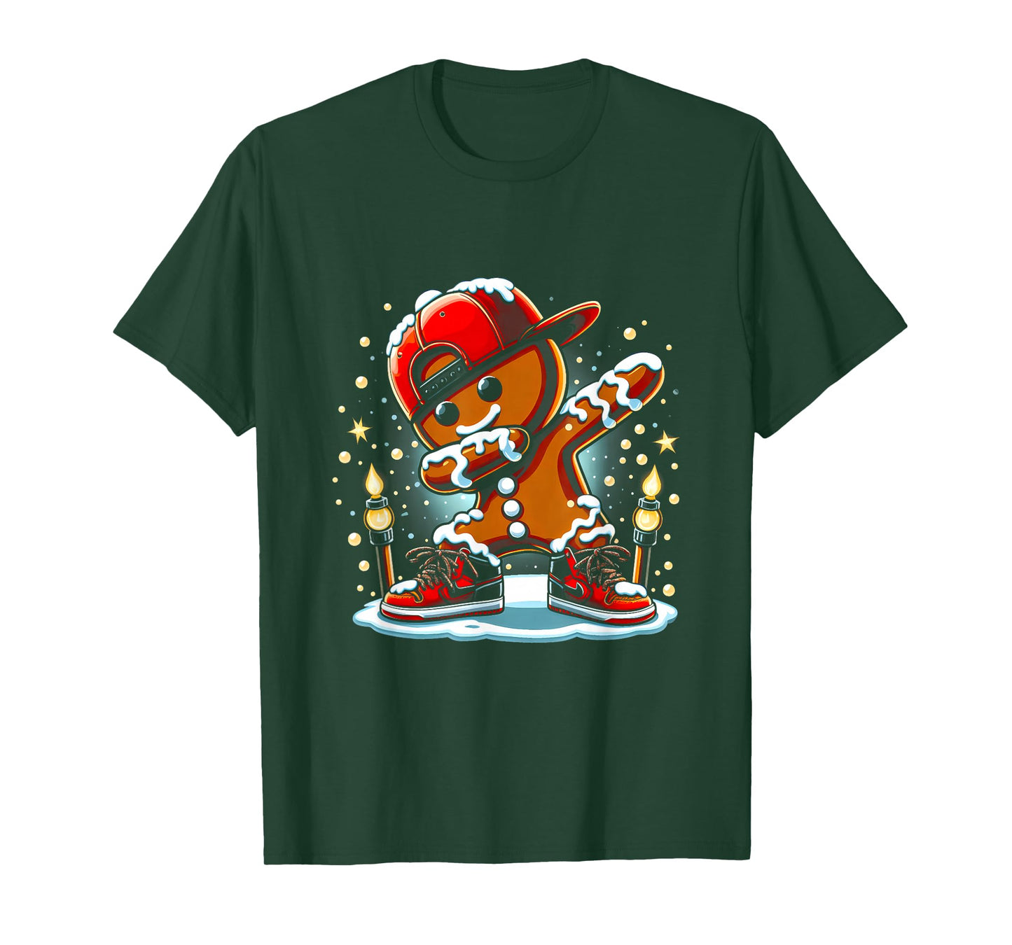 Cool Gingerbread Dabbing Funny Christmas Dab Dance Xmas T-Shirt