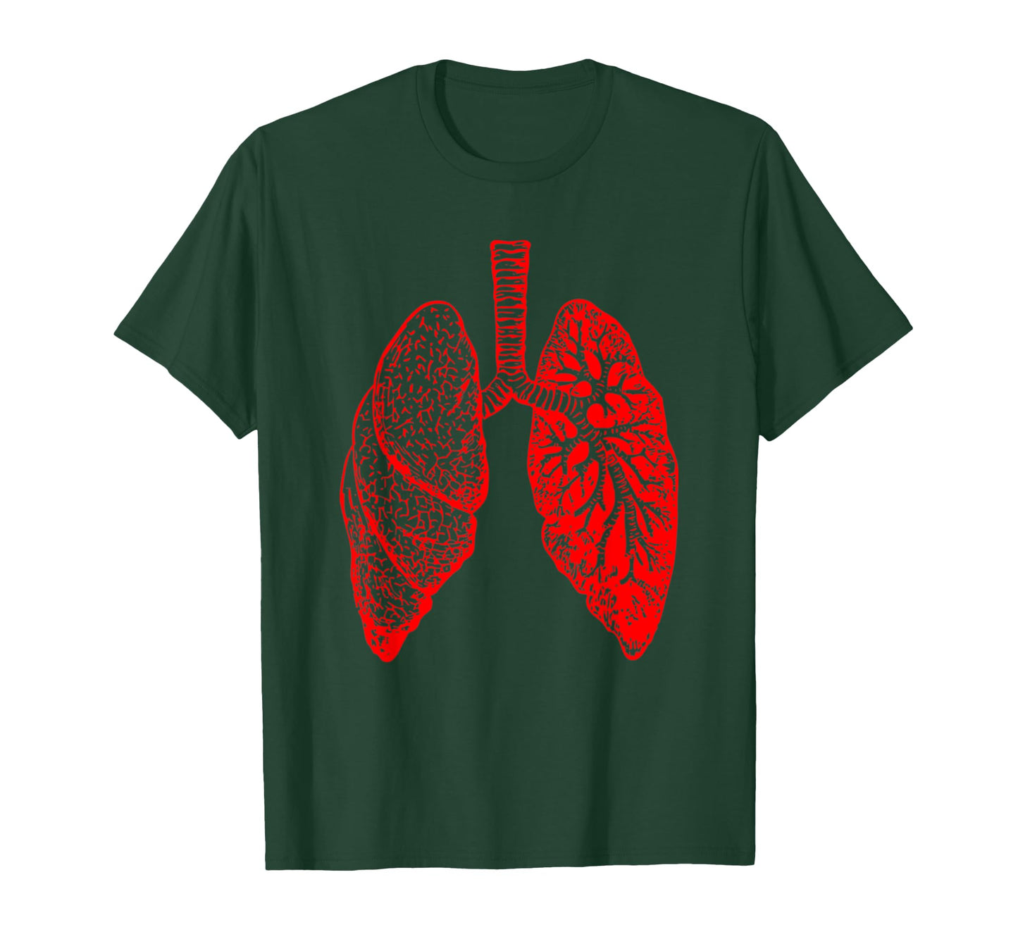Anatomy Drawing Tee Pulmonologist, Respiratory Lungs Gift T-Shirt