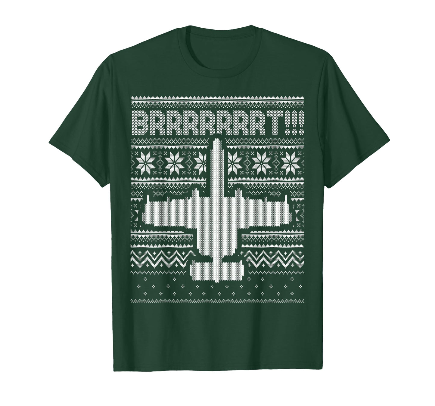 A-10 Warthog Ugly Xmas Tee fighter jet usaf pilot or crew