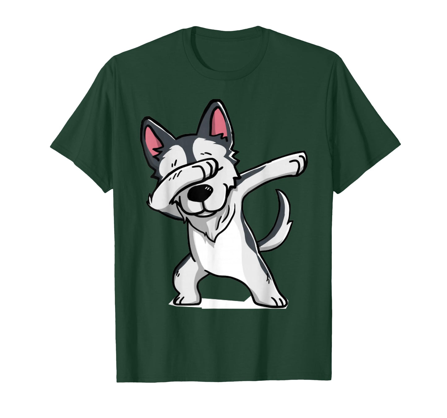 Dabbing Wolf Shirt - Cute Funny Wolf Dab T-Shirt T-Shirt