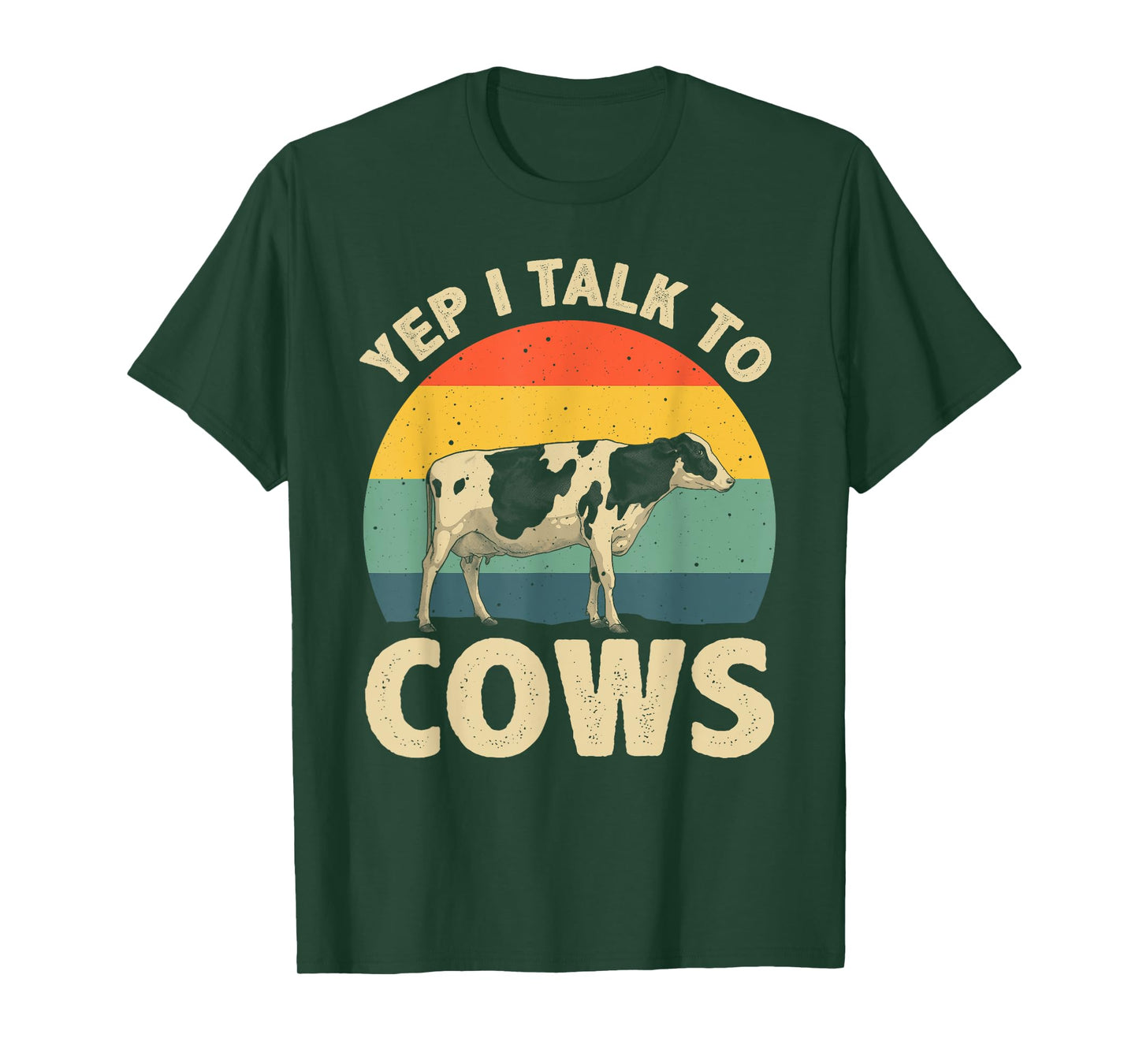 Cool Cow Design For Men Women Dairy Farmer Farming Cow Lover T-Shirt