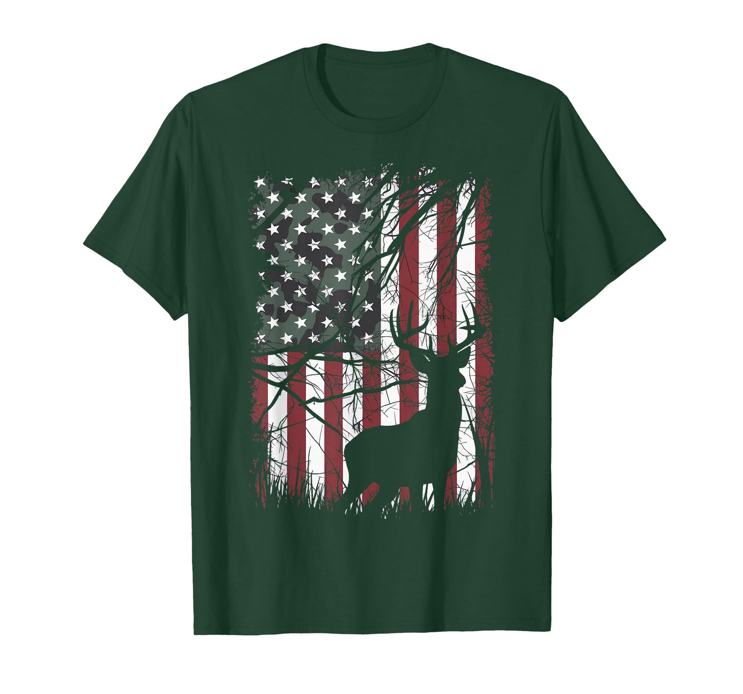 Hunting USA Flag T-Shirt