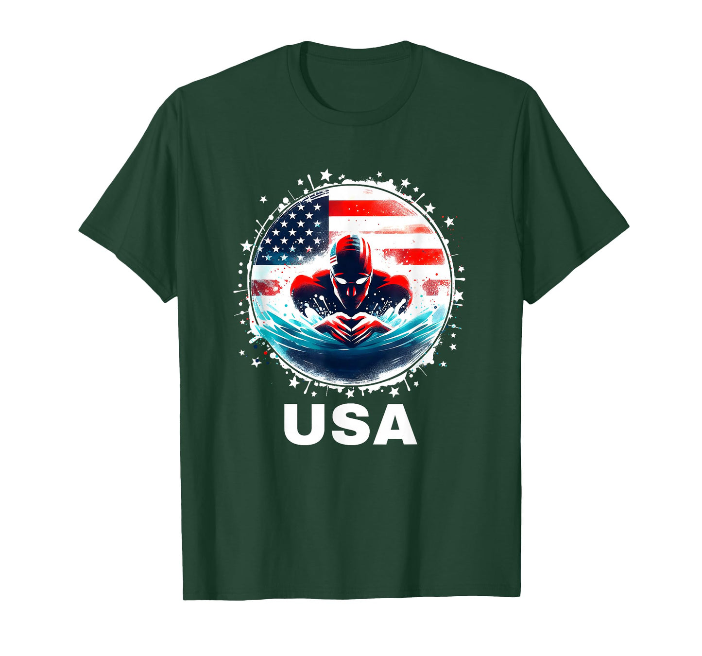 Swimming United States Team Apparel American Swimming Swim T-Shirt