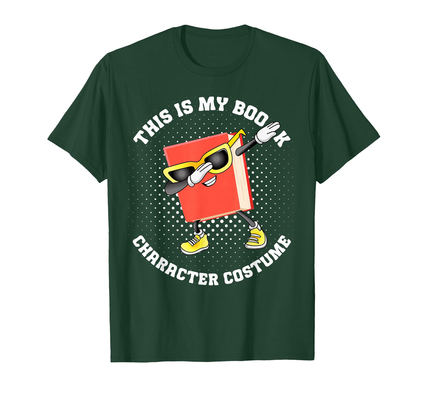 This is My Book Character Costume-Funny Dabbing Book Kids T-Shirt