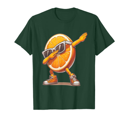 Dab Orange Slice Dancing Dabbing Orange Fruit T-Shirt