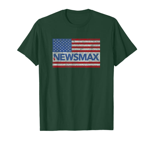 Newsmax, Alternative Conservative News, Politics and Finance T-Shirt