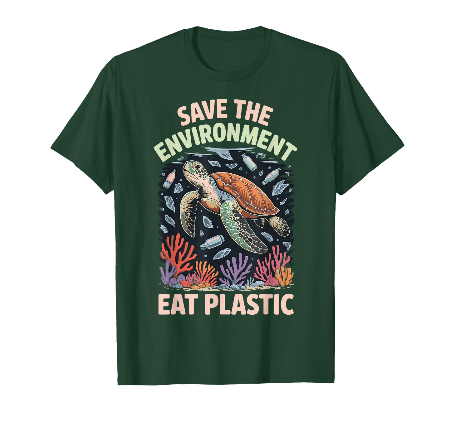 Save The Environment Eat Plastic T-Shirt