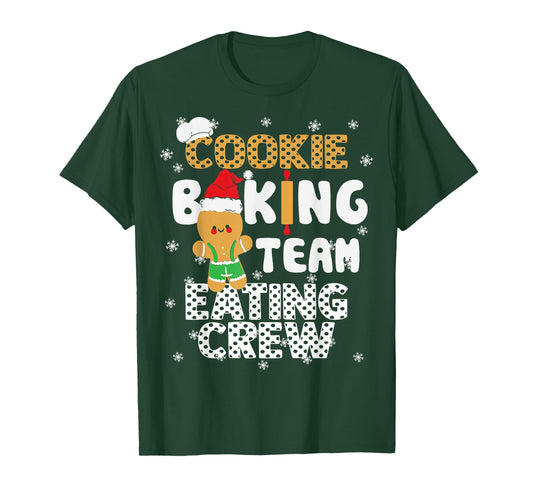 Bake Squad Christmas Cookie Baking Team Captain Eating Crew T-Shirt