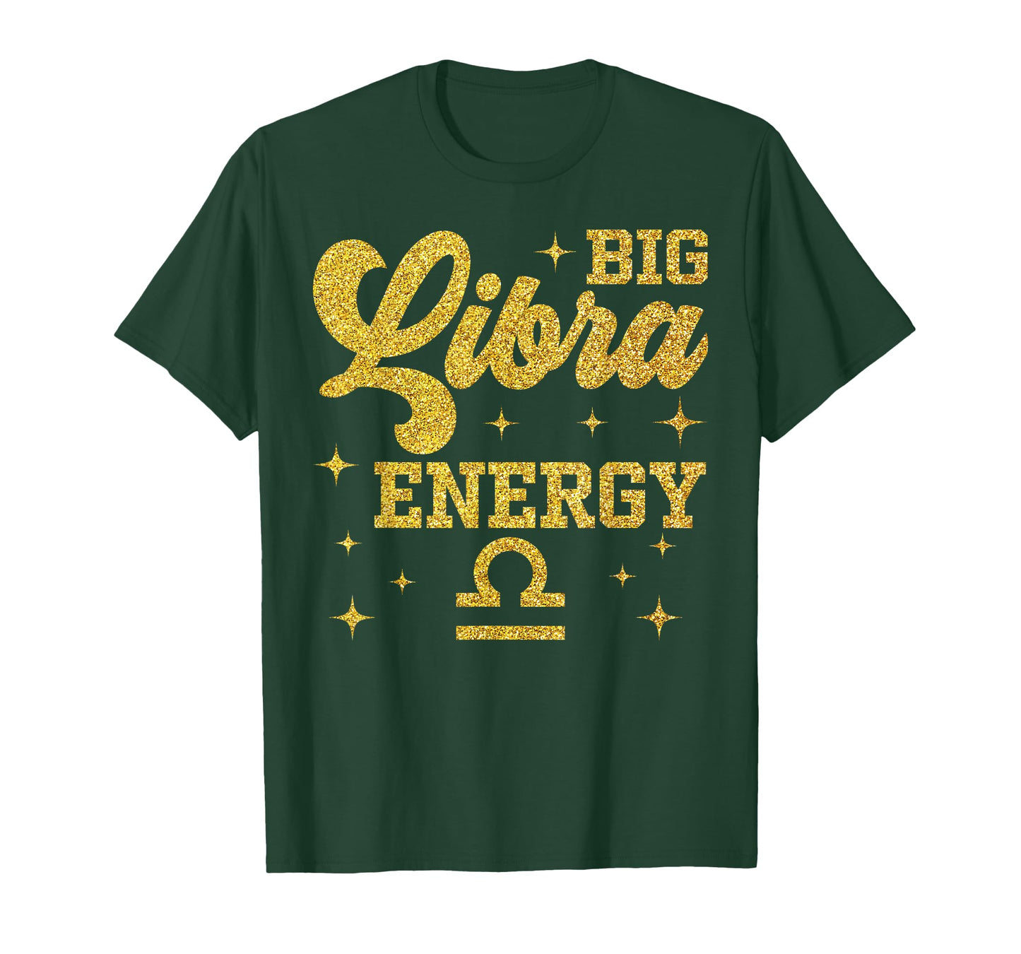 Big Libra Energy Men Women Zodiac Birthday Queen King T-Shirt
