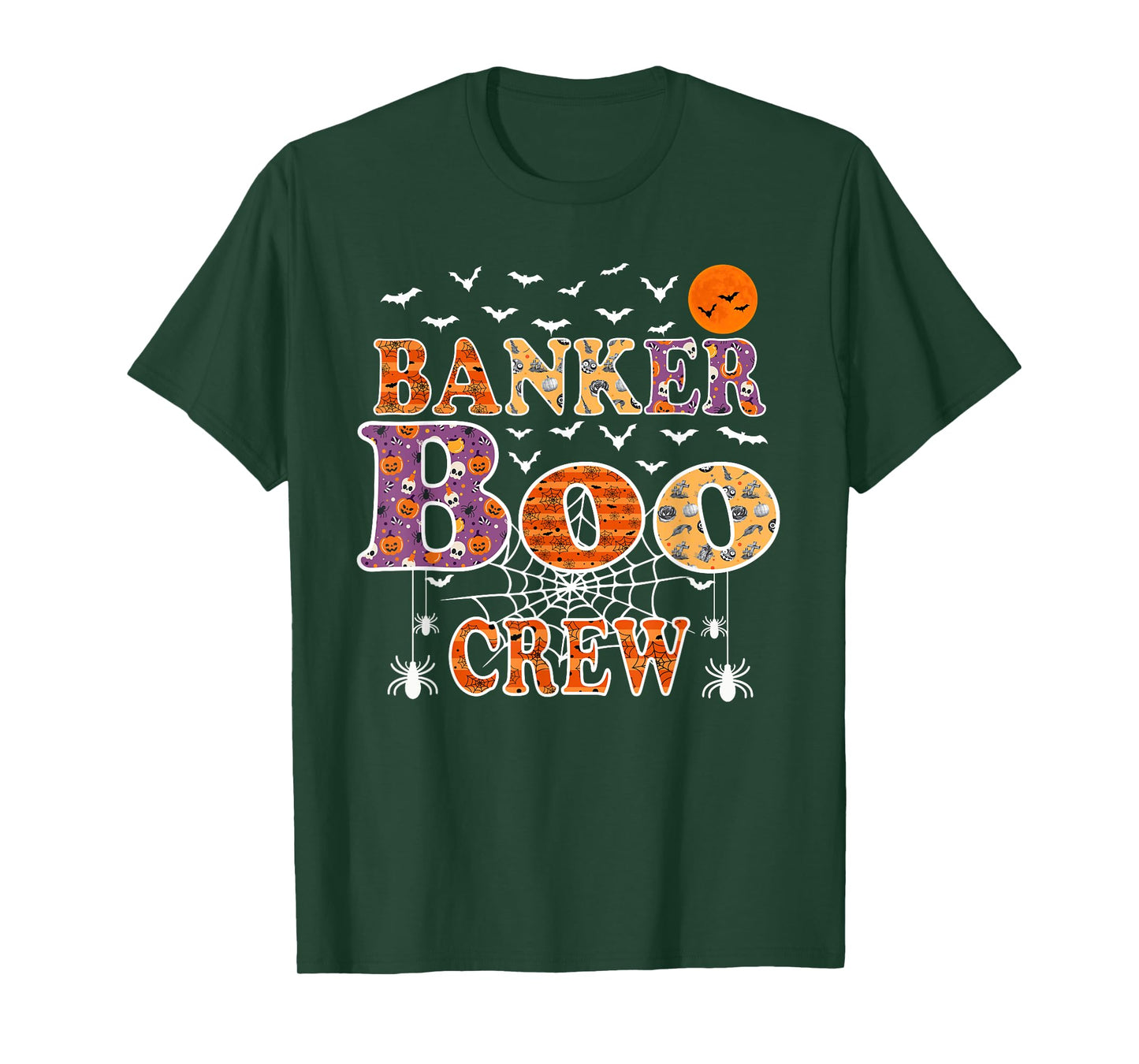 Banker Boo Crew Shirt Funny Halloween Costume T-Shirt